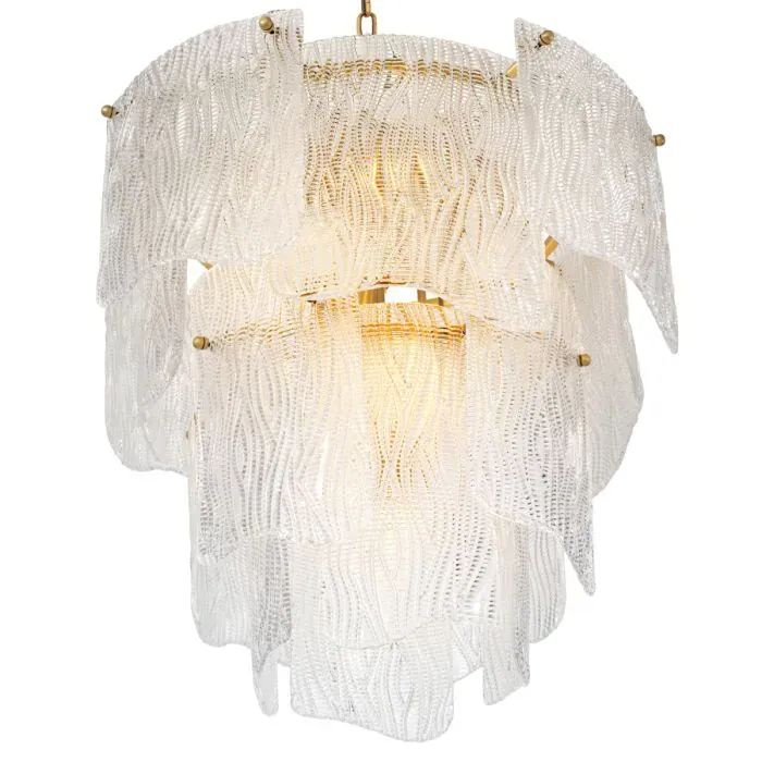 Chandelier Asinara S (Textured Glass)