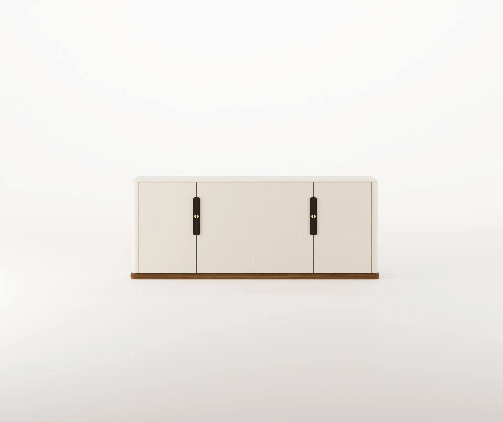 [AF.01.01] Balance Sideboard (L. 220 x W. 50 x H. 80 cm, Cream Lacquer Matte)