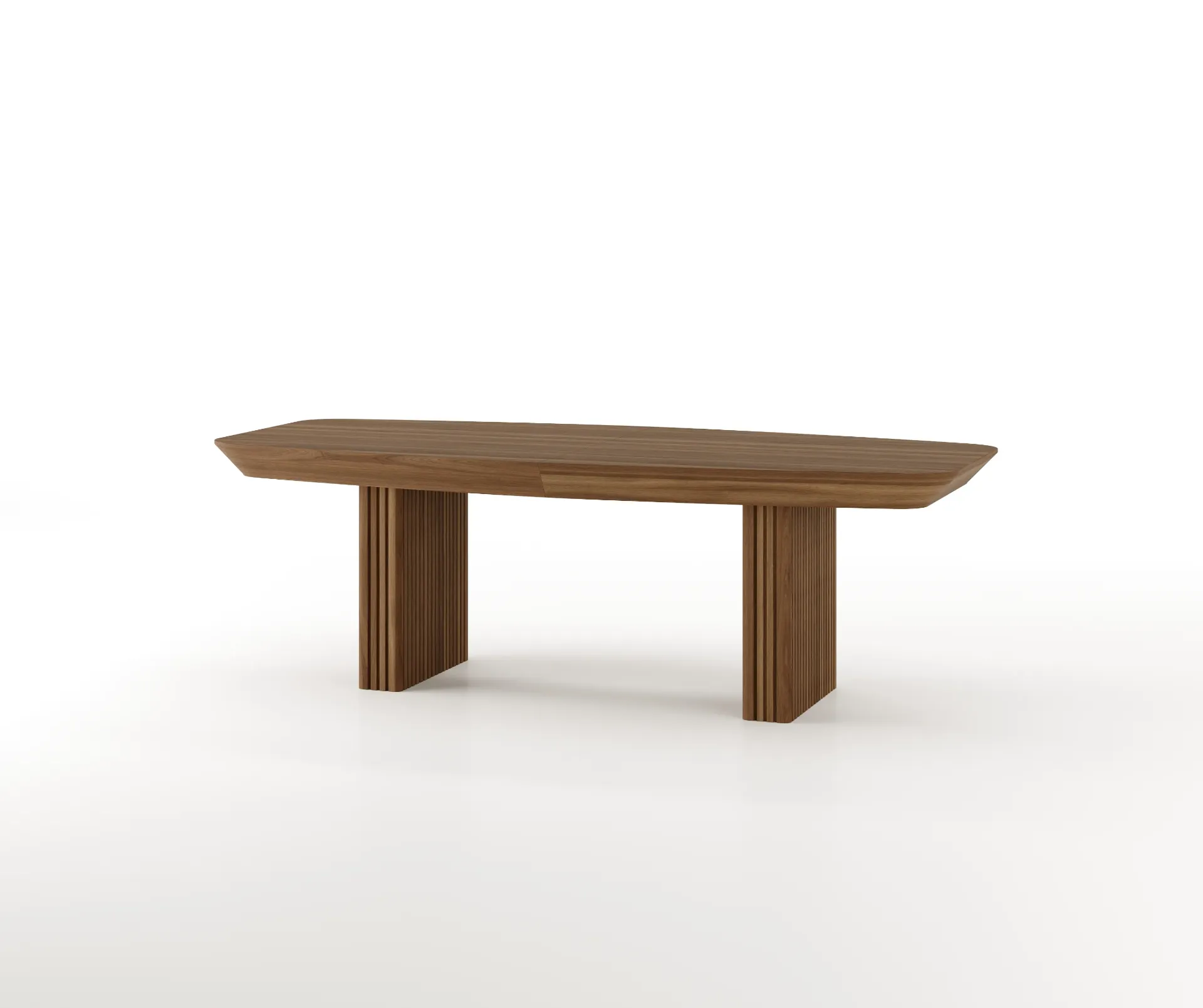 [AF.08.13] Mesa de Jantar Melbourne (Nogueira Mate, Sem extensão)