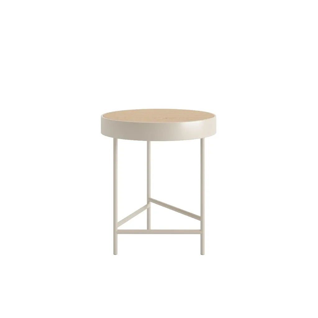 [AF.05.12.18] Dream Nightstand (Cream lacquered metal)