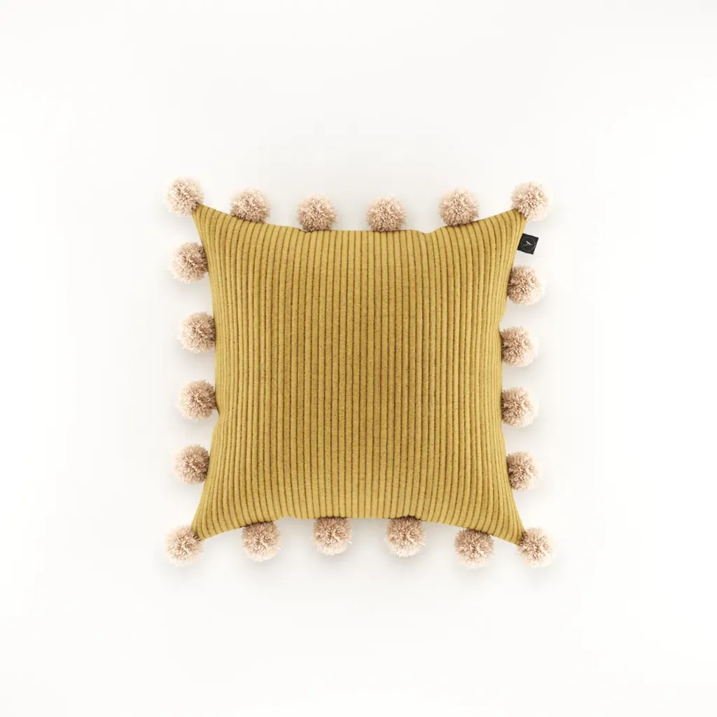 [AF.05.20.05] Almofada Pom (Amarelo)